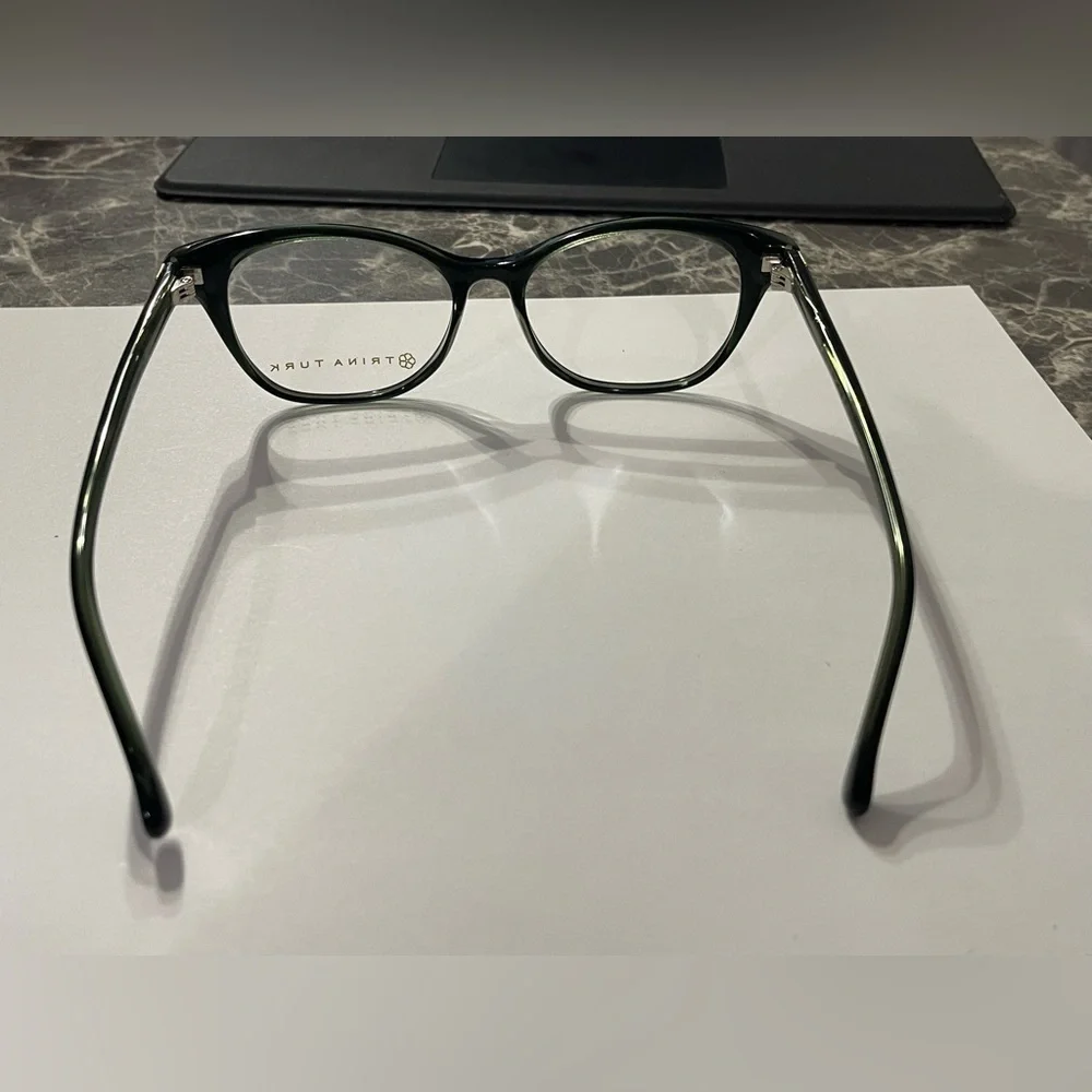 Trina Turk Malin Black/Green Eyeglasses 53-16-135